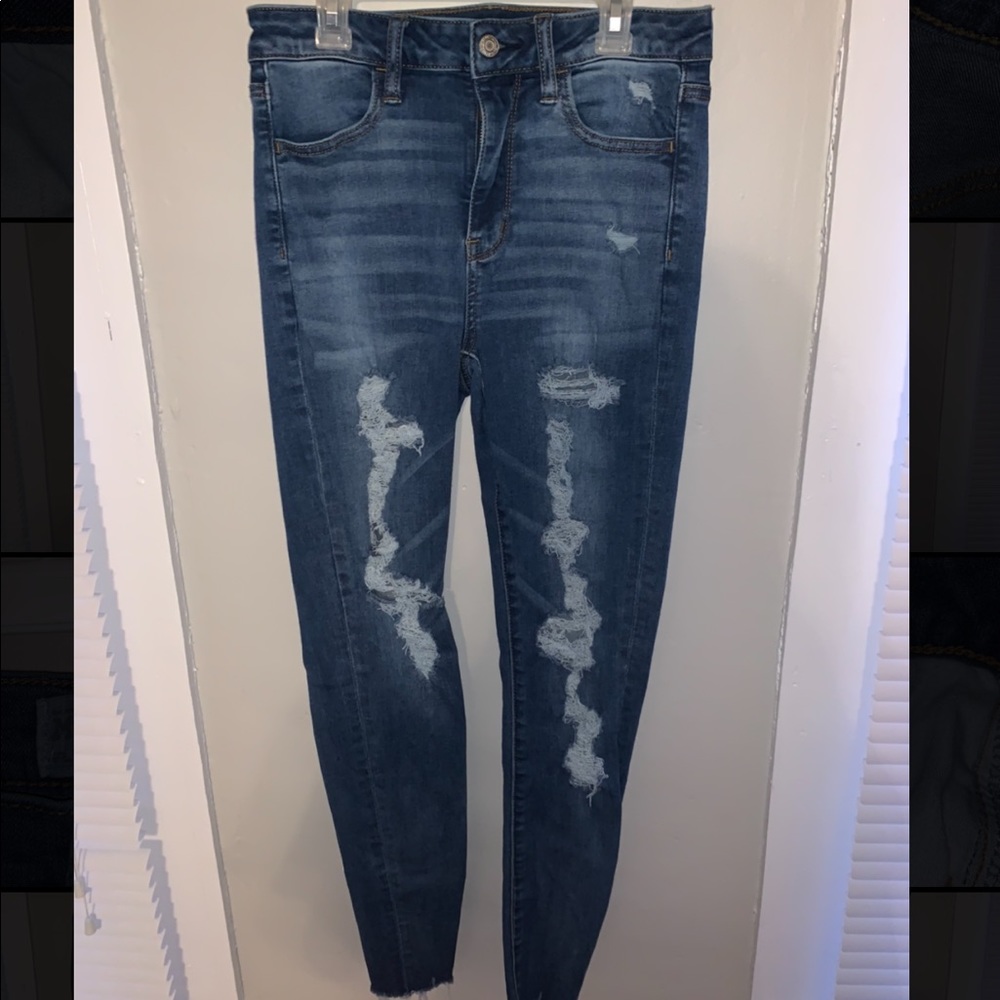 American Eagle ripped jeans
